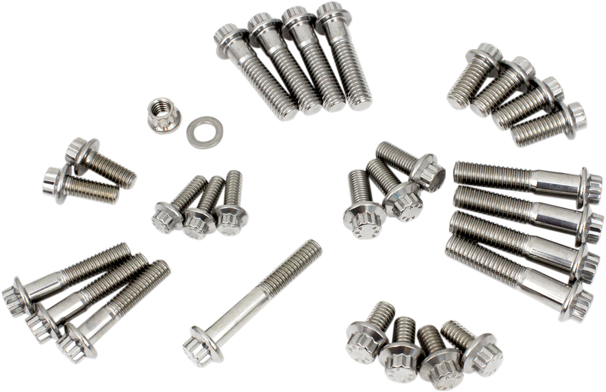 Fastener Kit - Chassis - 12-Point/Dress-Up - M8 Softail