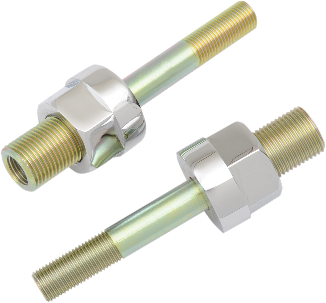 Adjustable Shock Lowering Kit - Rear - Lowers 0"-1.25" - Silver Zinc Finish
