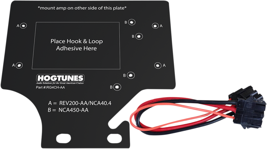 Amplifier Mounting Plate - '98-'13 Road Glide