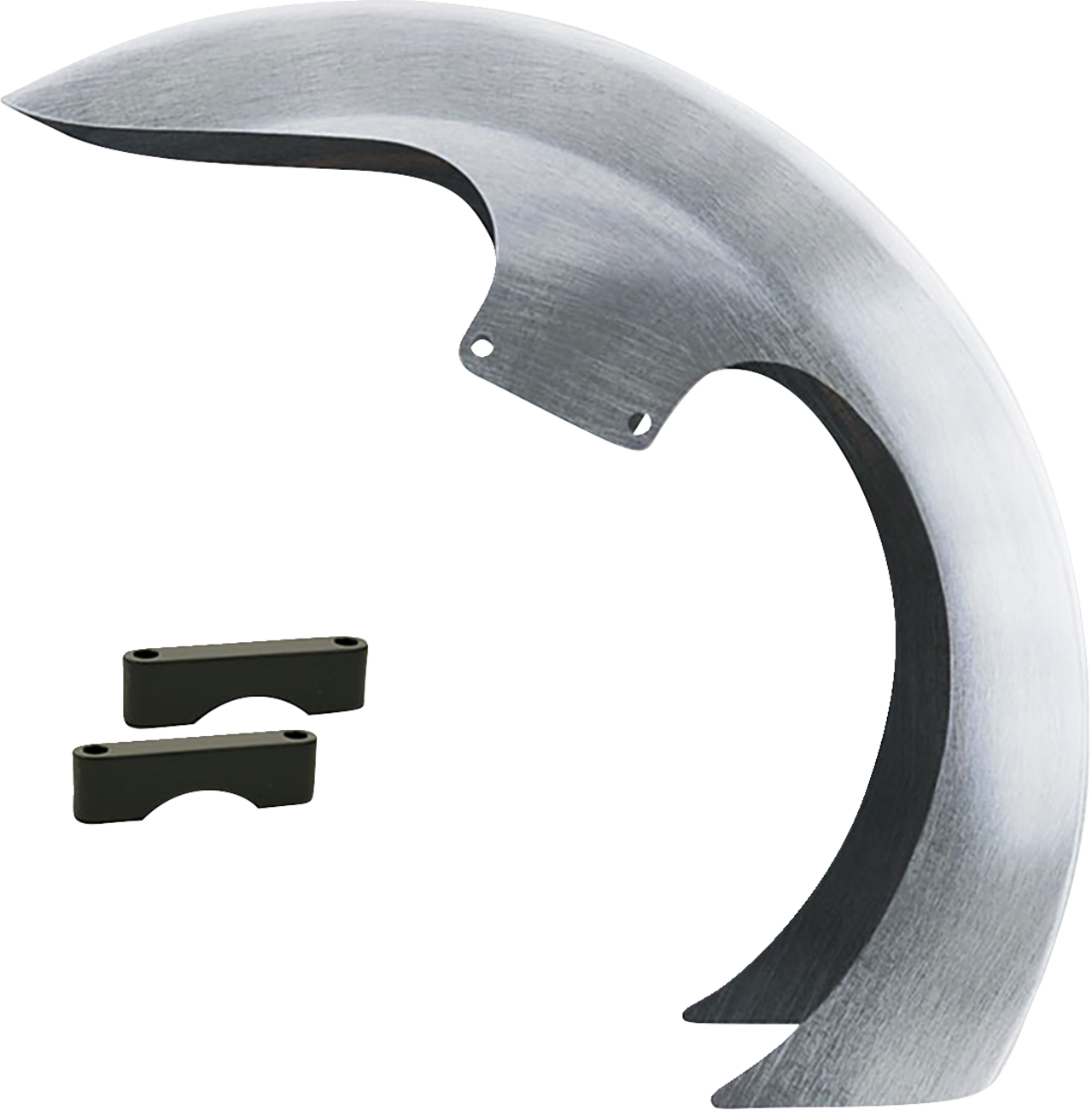 DEI Front Fender - 16"-19" Wheel - With Satin Adapters - Touring Models