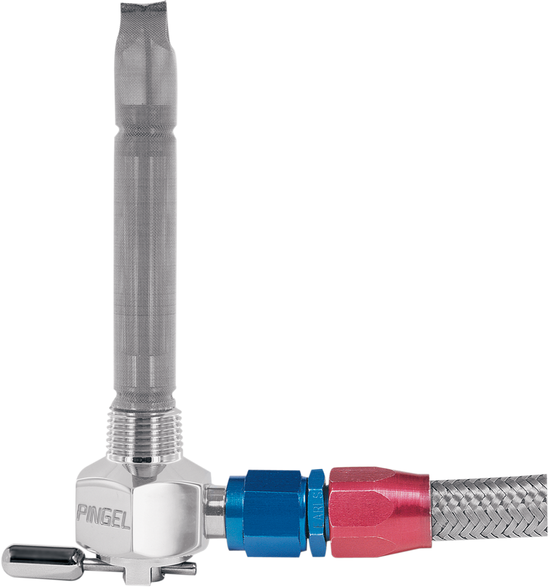Power-Flo™ -6AN Fuel Valve - Chrome-Plated - 3/8" NPT