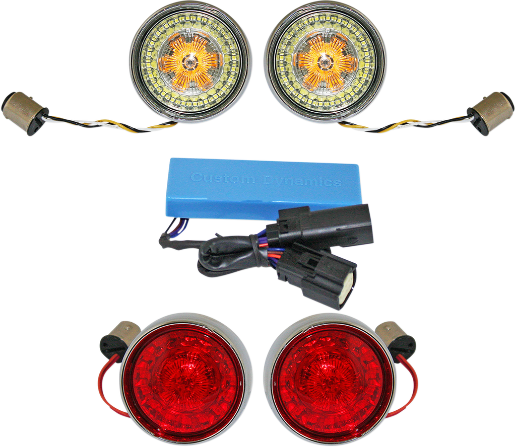 Full Bullet Turn Signal Conversion Kit - Chrome