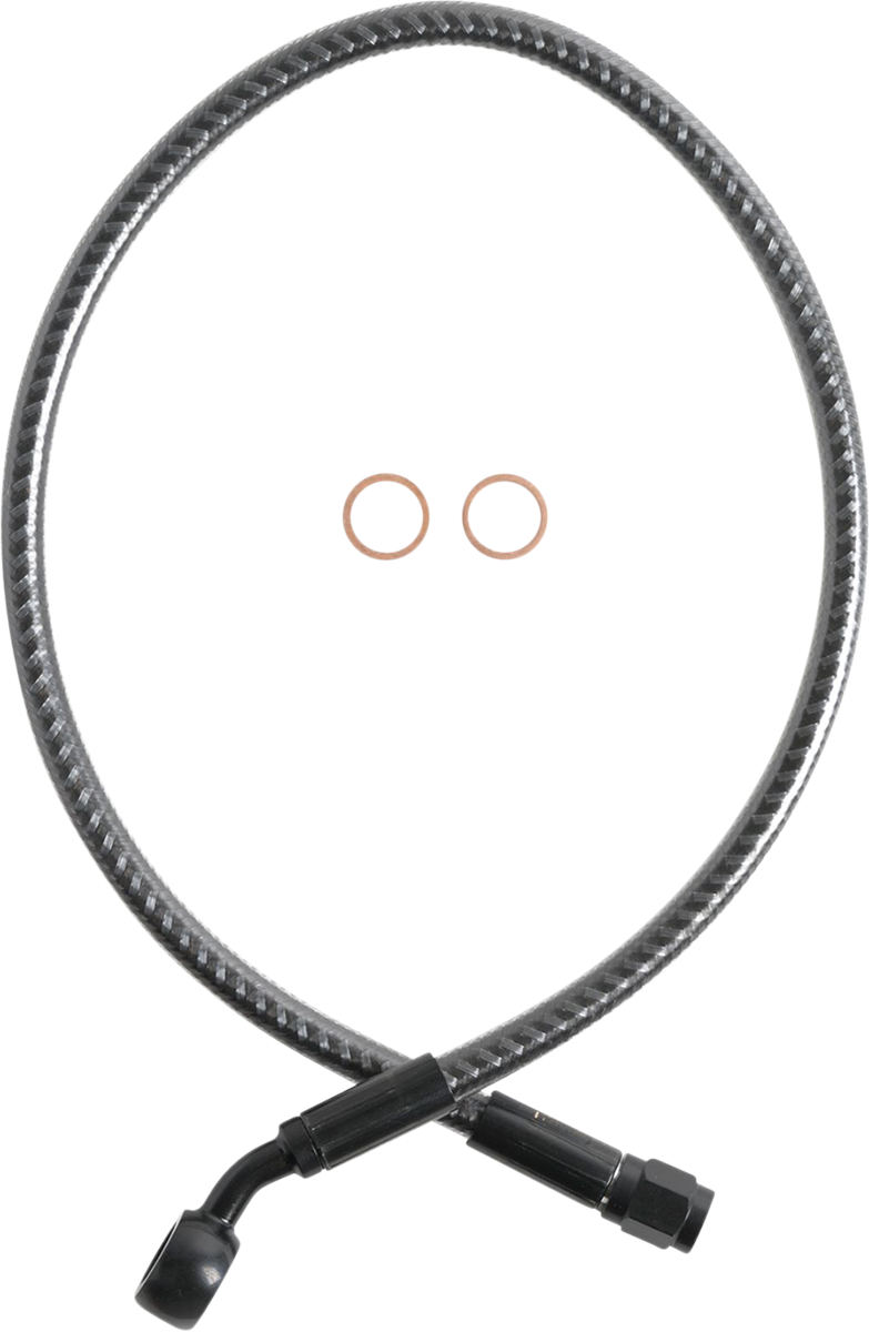 Brake Line - Front - 10 mm - 180° - 36" - KARBONFIBR