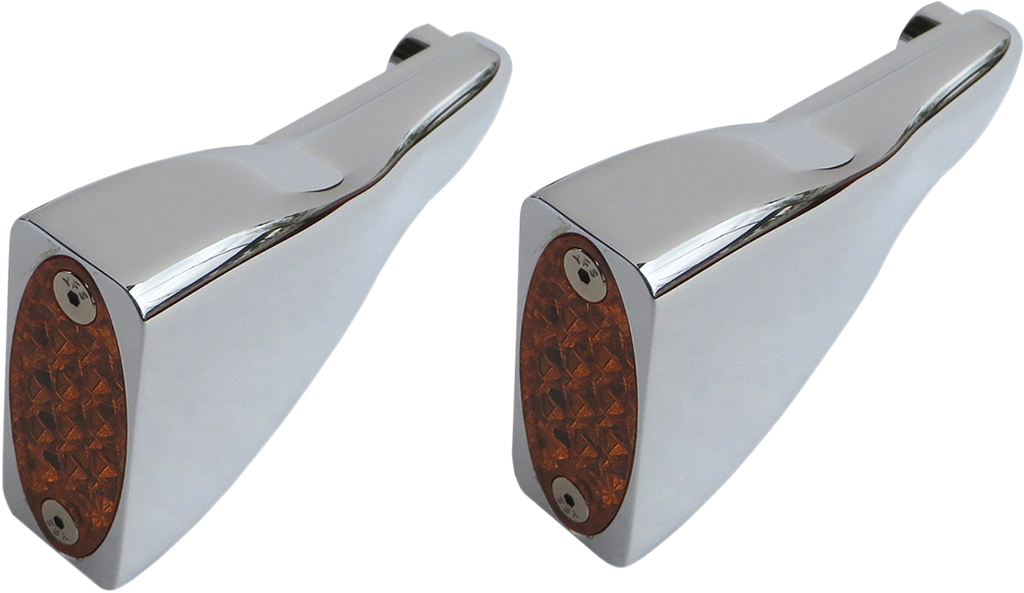 Stealth Turn Signal Bar - LED - Amber Chrome
