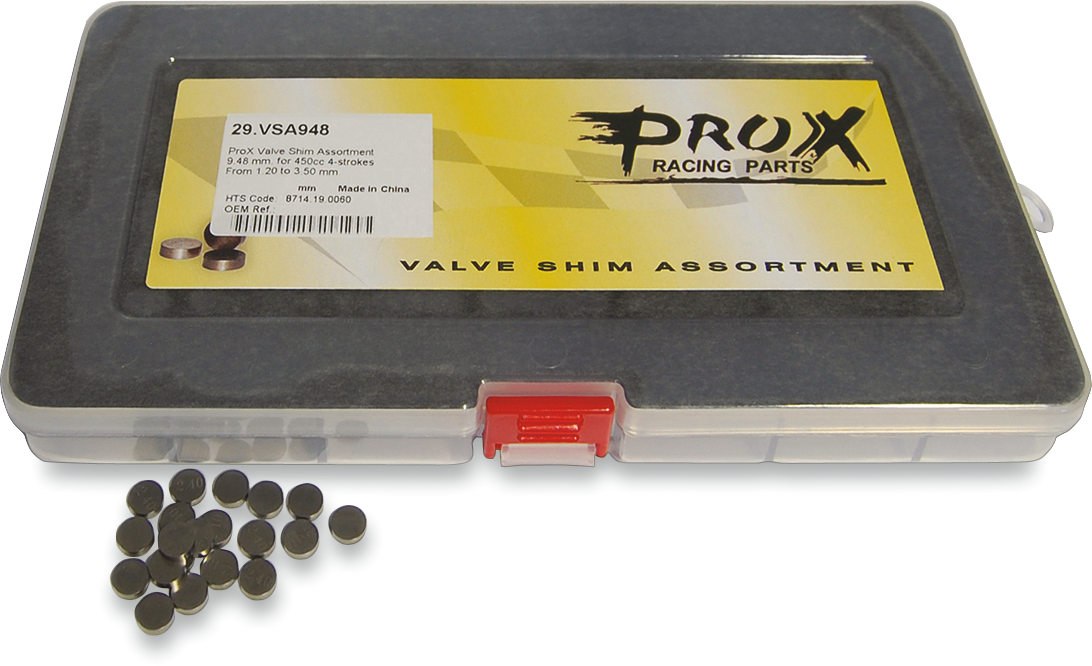 Valve Shim Kit - 10.00 mm x 1.85 mm - 3.20 mm