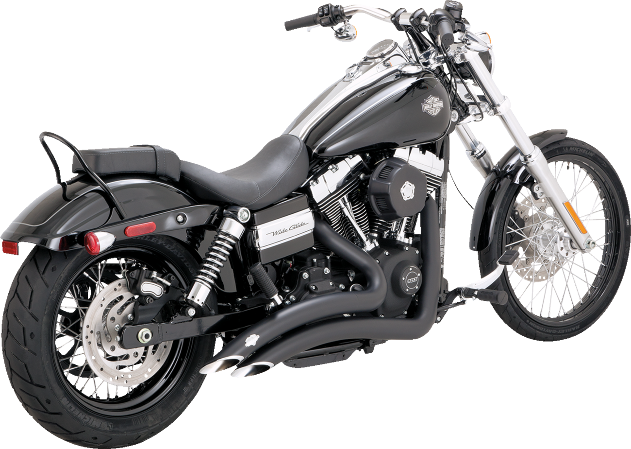 Big Radius Exhaust System - Chrome