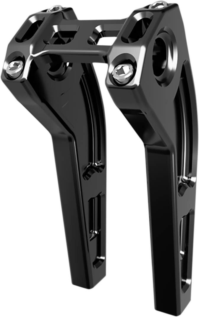 Handlebar Riser Kit - Straight - 1" Clamping - 8" Rise - Raw