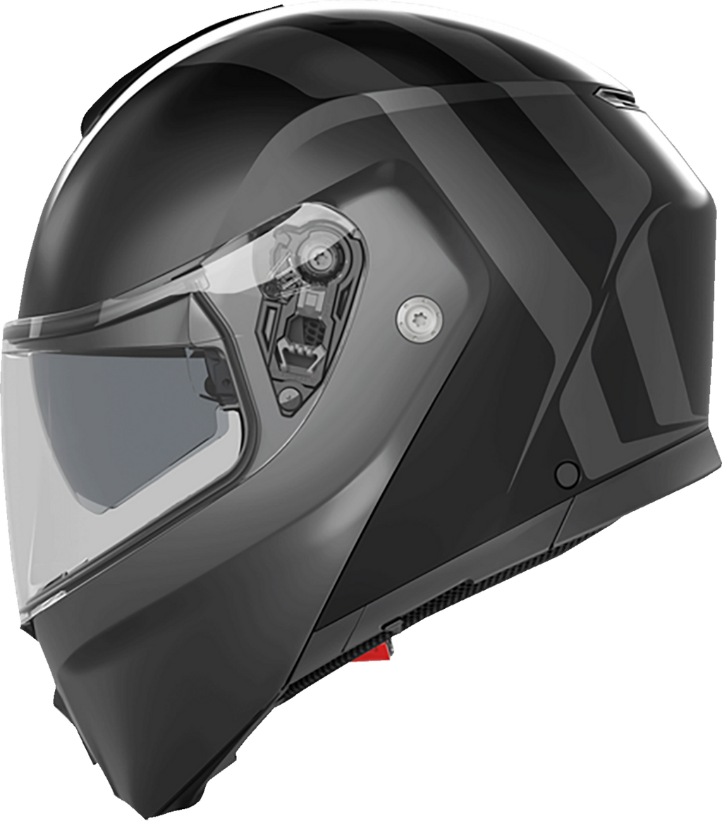 Streetmodular Helmet - Resia - Matte Gray/Black/Yellow Fluo - Small