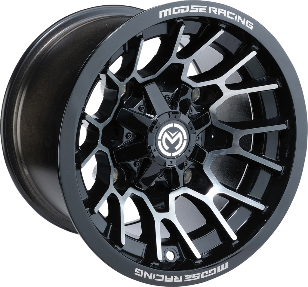 Wheel - 24X - Front - Black - 12x7 - 4/110 - 4+3
