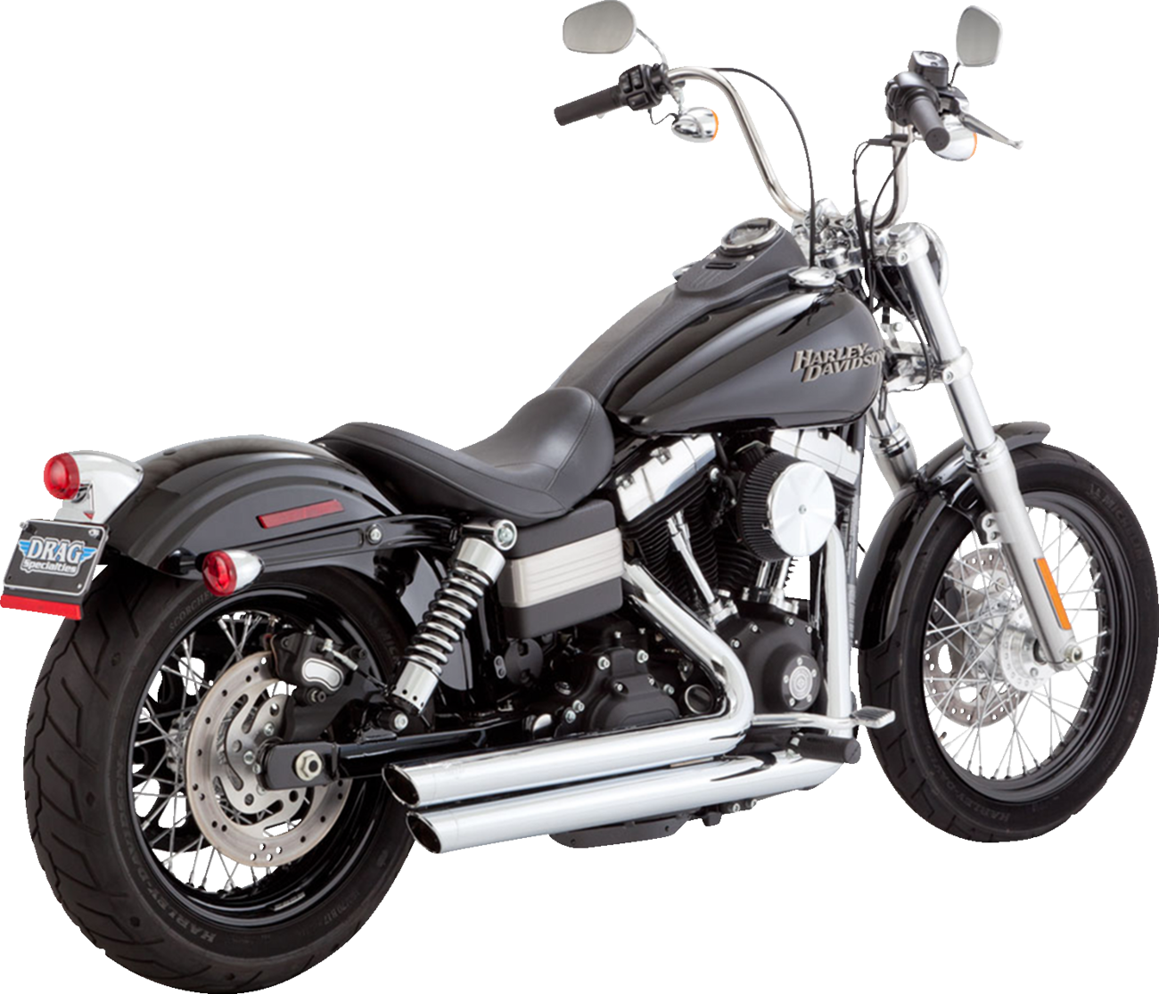 Big Shots Staggered Exhaust System - Matte Black