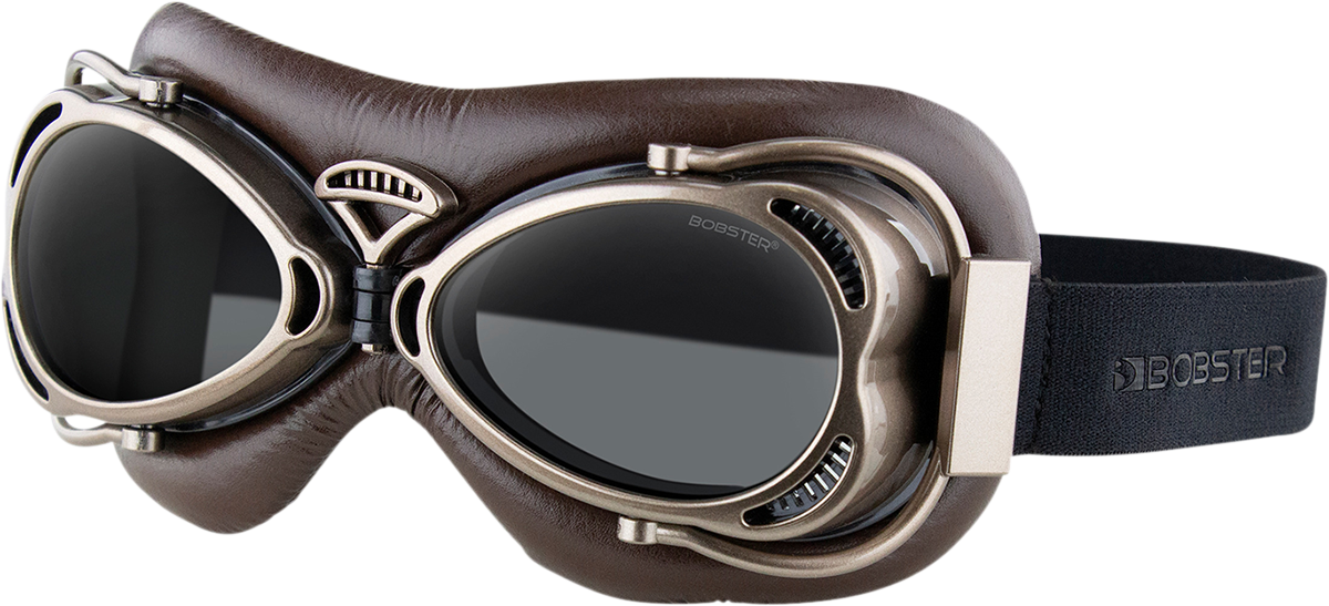 Flight Goggle - Matte Antique Brown - Smoke Lens