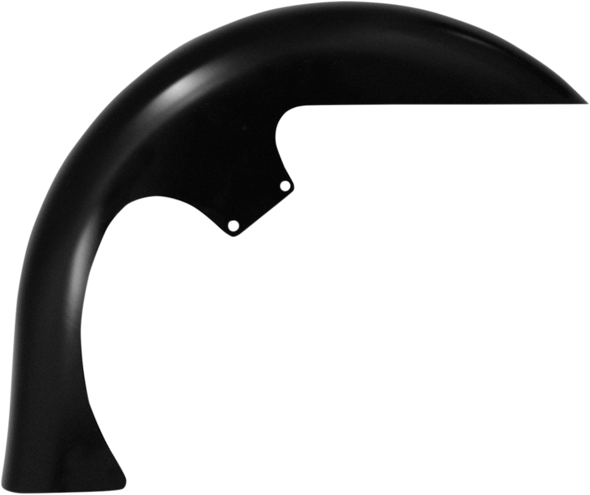Slicer Front Fender Kit - For Raked Frames - Black - Steel - 26"