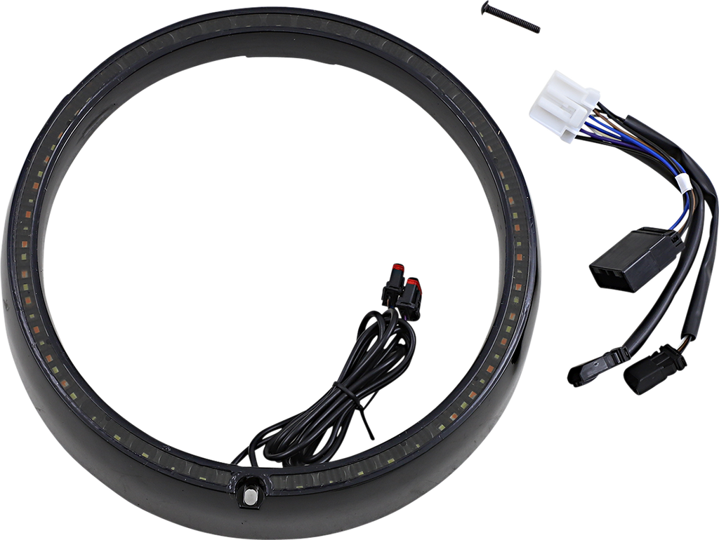 Trim Ring - Sequential Turn Signal - Black