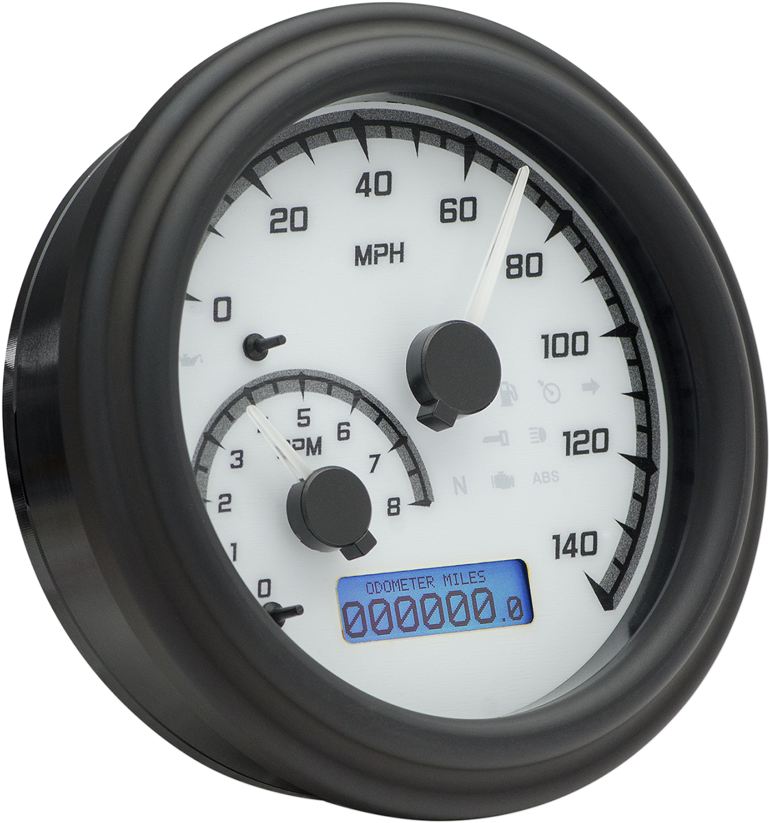 MVX Series Analog Gauge System - Black/Gray/Chrome