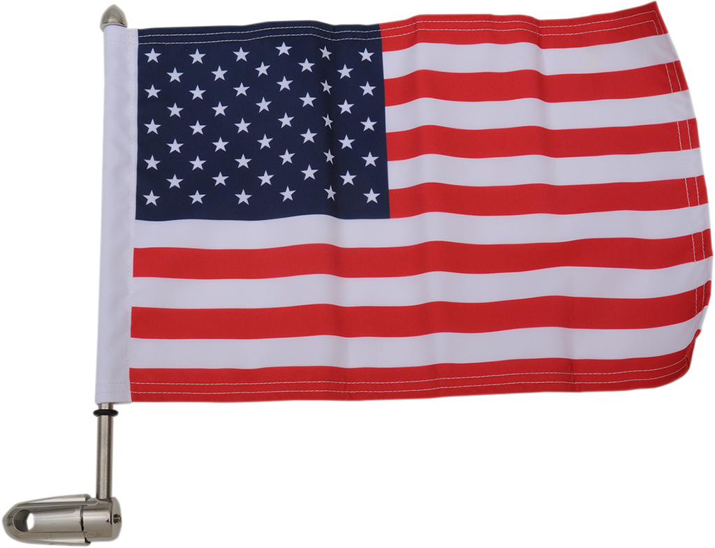 Flag Mount - Luggage Rack - 9" Pole - 6" X 9" Flag
