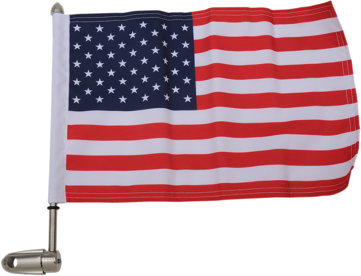Flag Mount - Luggage Rack - 9" Pole - 6" X 9" Flag