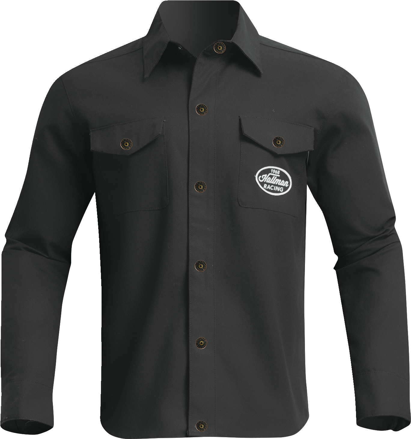 Hallman Over Shirt - Black - Medium