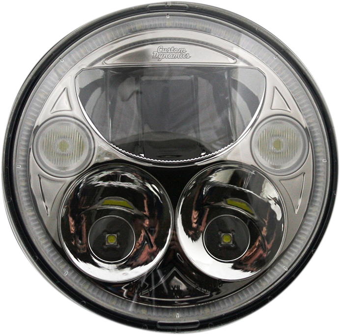 LED Headlight - 5-3/4" - Black