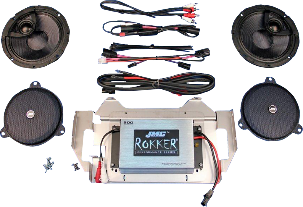 200 W 2-Channel Amplifier/Speaker Kit - Harley Davidson
