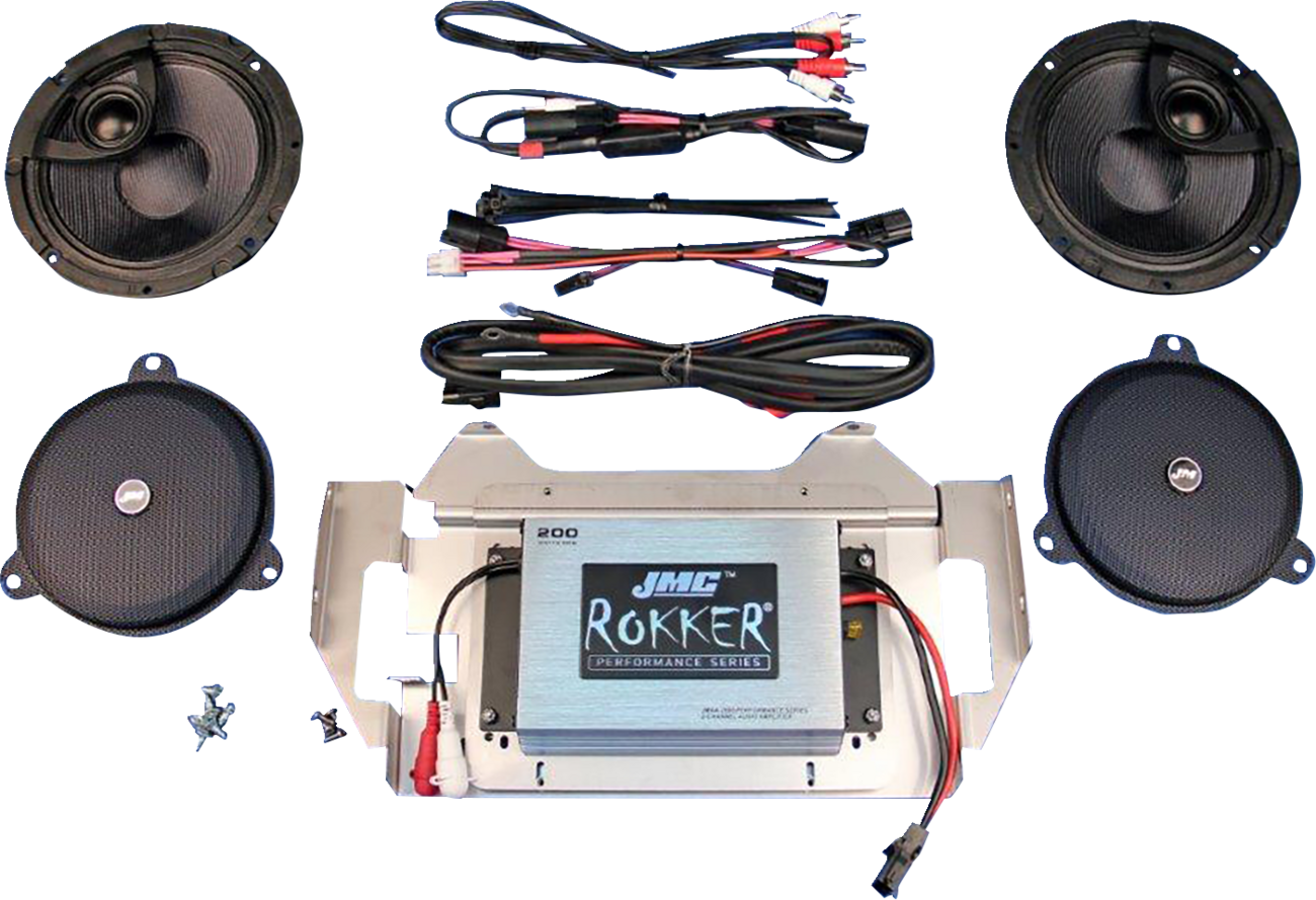 200 W 2-Channel Amplifier/Speaker Kit - Harley Davidson