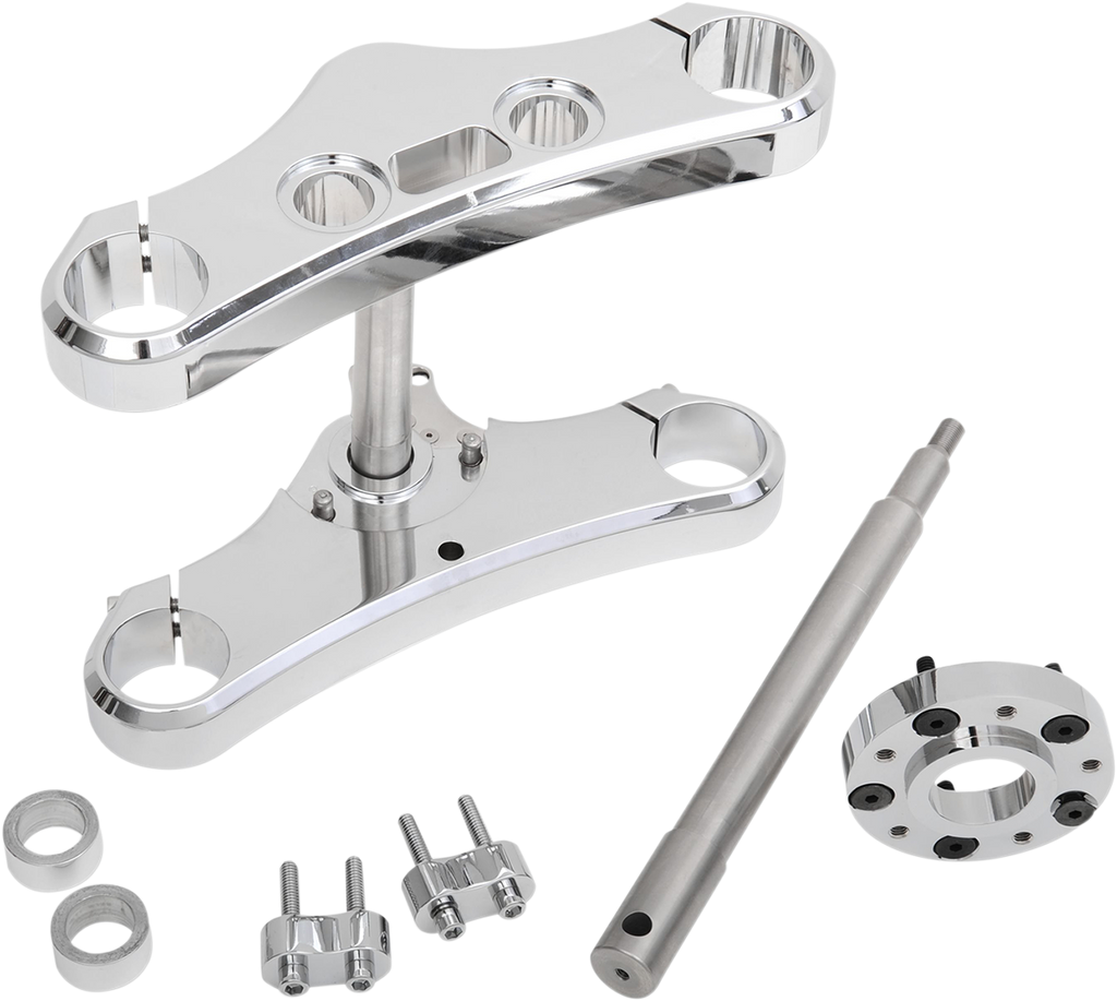 Triple Tree - 49 mm - Chrome - 5° Rake
