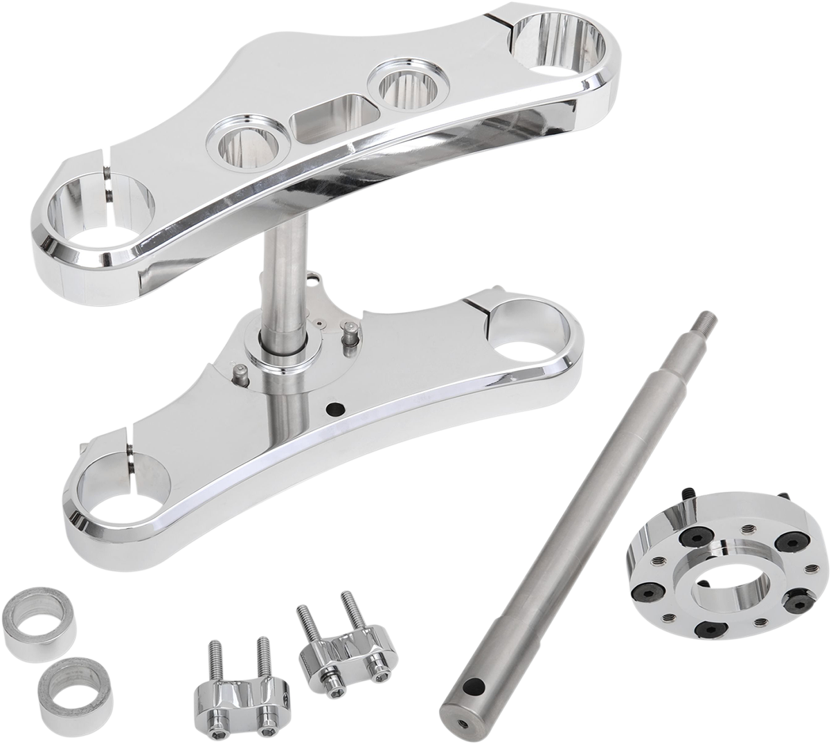 Triple Tree - 49 mm - Chrome - 5° Rake