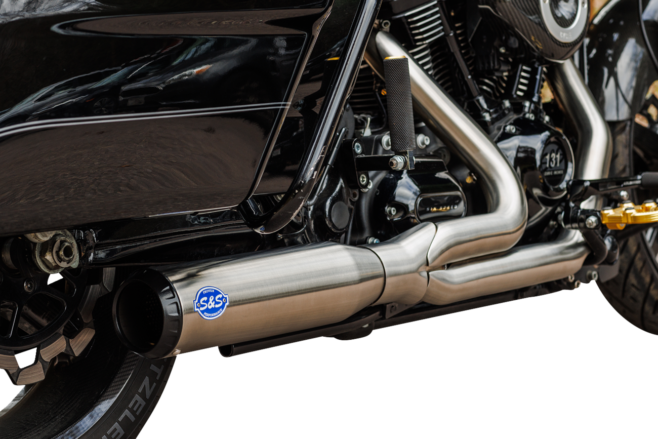 2-into-1 Qualifier Exhaust System - Race Only - Guardian Black