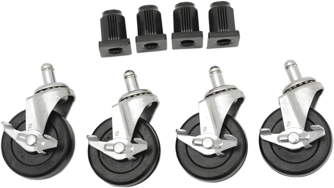 Caster Wheels for Tire Rack