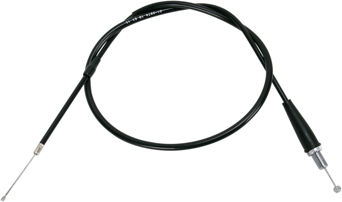 Black Vinyl Choke Cable - '01-'09 Polaris