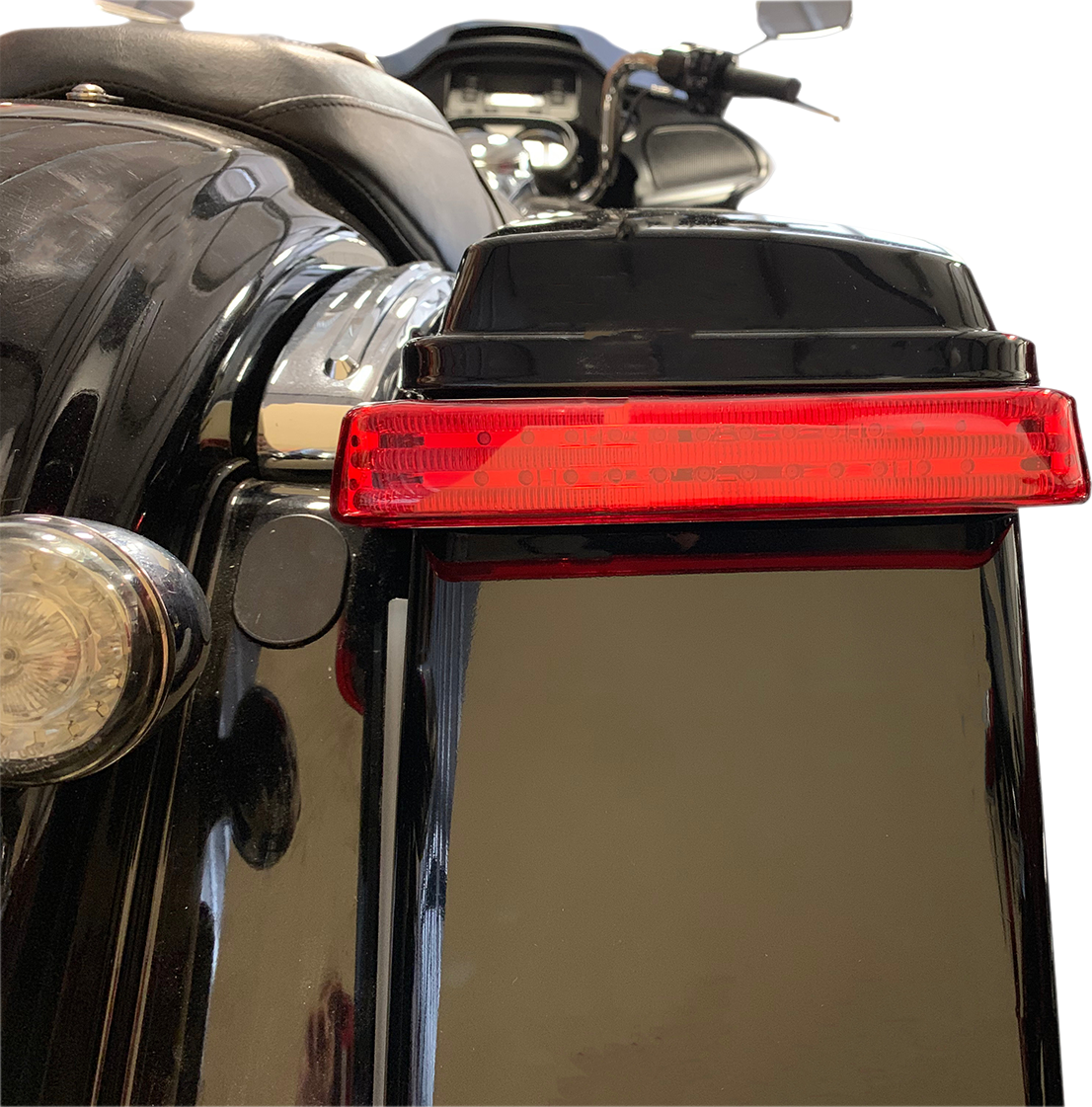 Saddlebag LED Lights - Sequential - Chrome/Smoke
