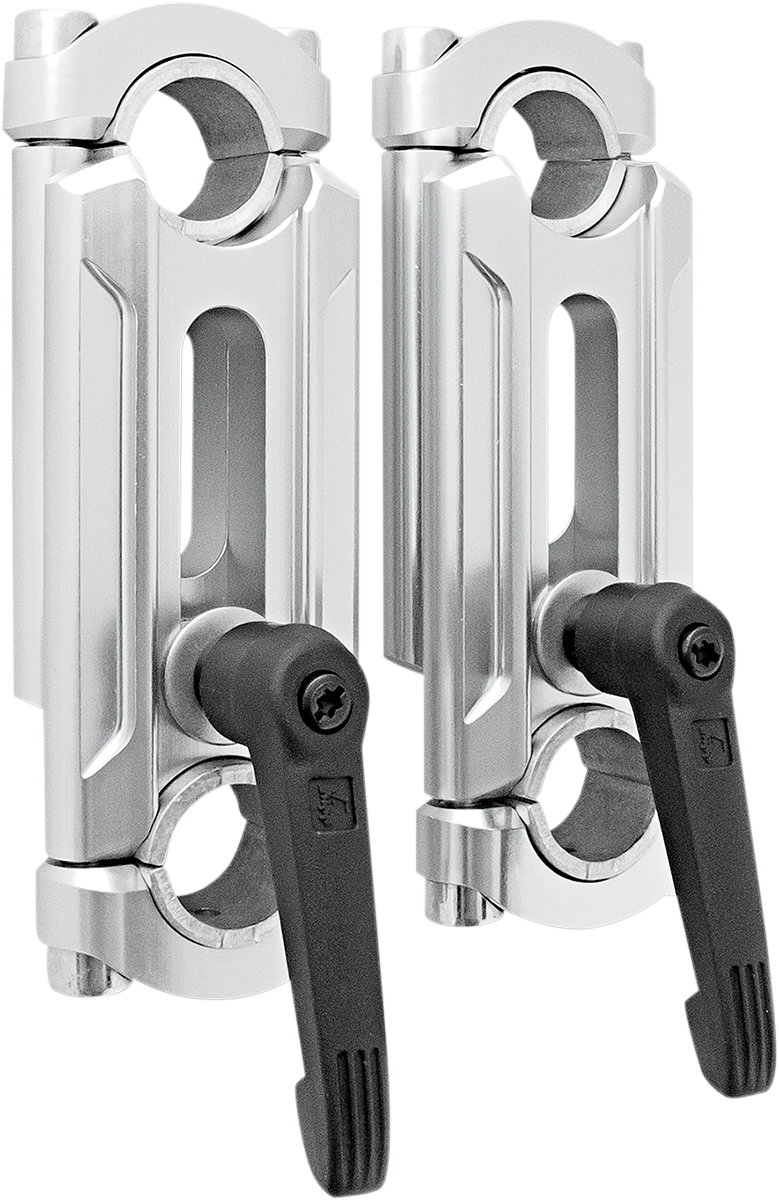 Elite Height-Adjustable Snowmobile Handlebar Risers - 6"-8"