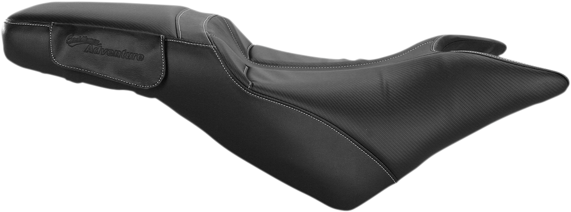 Adventure Tour Seat - One-Piece - Standard - Stitched - Black - Africa Twin