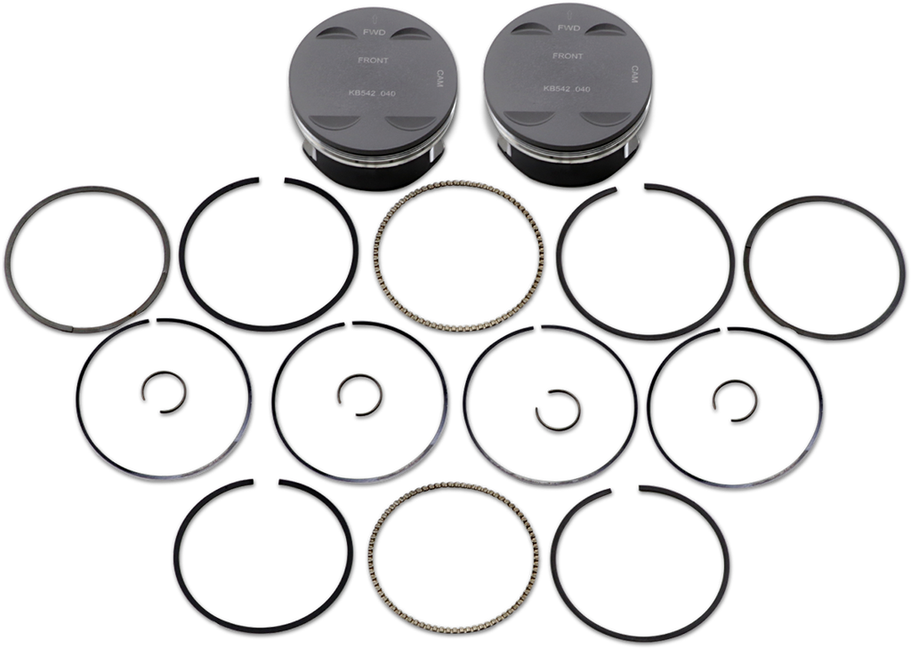 Piston Kit - 4.125" Standard - 11.0:1 CR - 114"/117" Bored to 120" - M8