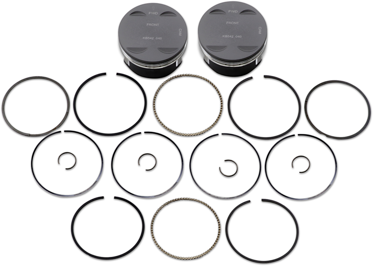 Piston Kit - 4.125" Standard - 11.0:1 CR - 114"/117" Bored to 120" - M8