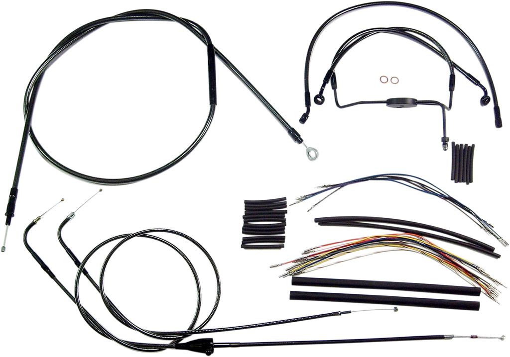 Black Pearl™ Upper Handlebar Installation Kit - 15"-17" - '14-'15 FLH