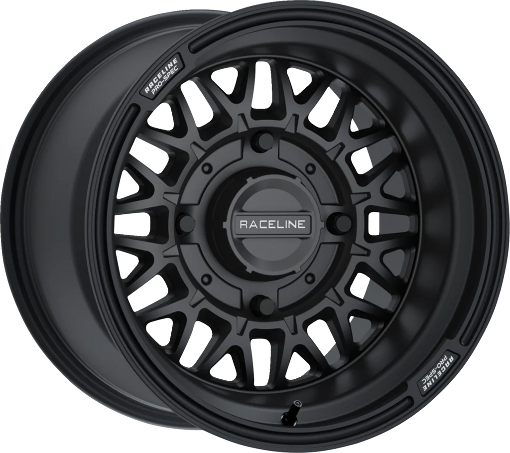 Wheel - Omega - Front/Rear - Black/Satin - 14x7 - 4/156 - 5+2 (+10 mm)
