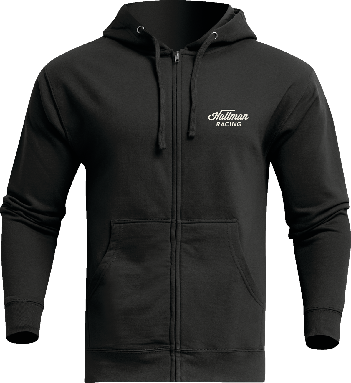 Hallman Heritage Zip-Up Sweatshirt - Black - 2XL