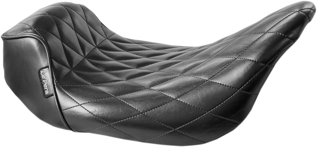 Sprocket Solo Seat - Pleated - Black - XL '04-'23