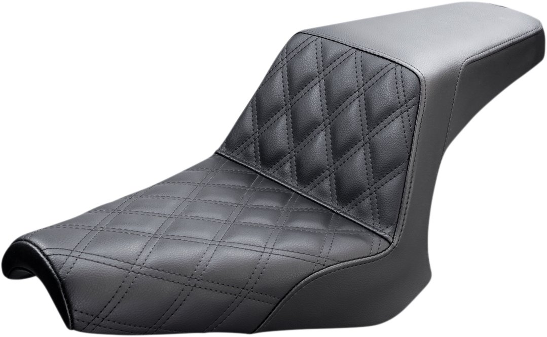 Step-Up Seat - Front Tuck-n-Roll/Rear Lattice Stitch - Brown - Scout '18-'24