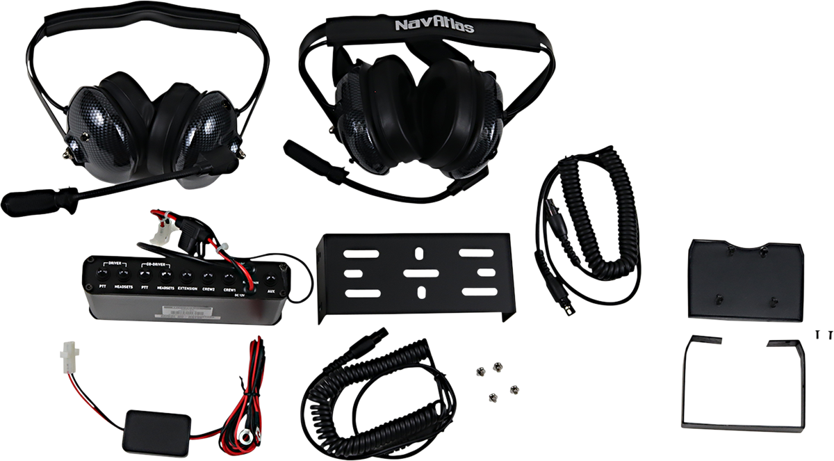 Communication System - Behind-the-Head Headset - Black