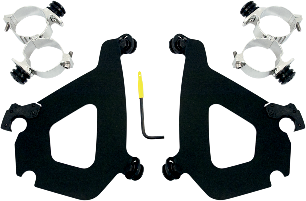 Bullet Mounting Kit - Black - FLHRS/XS
