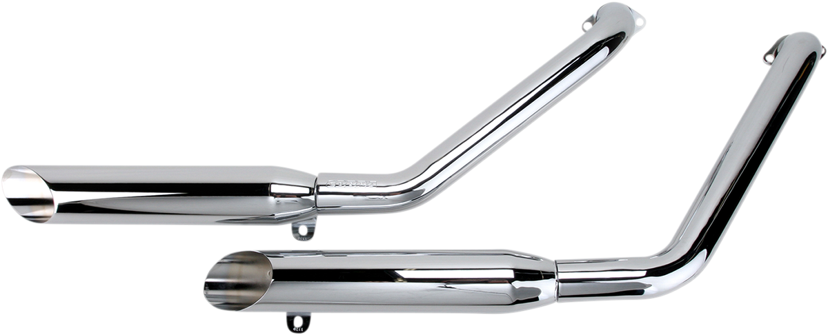 Classic Slashcut Exhaust - Chrome - Shadow Spirit