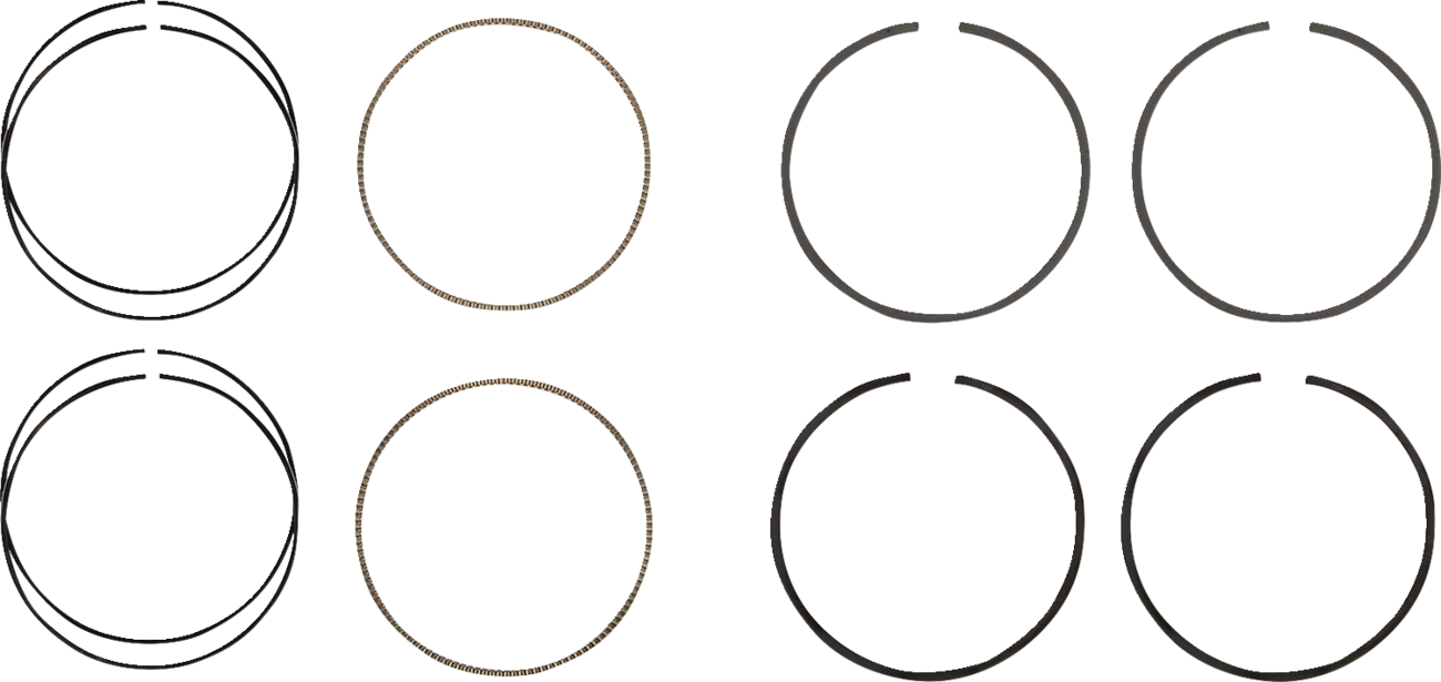 Piston Rings - 107" Motor - 3.937" +.005" - M8