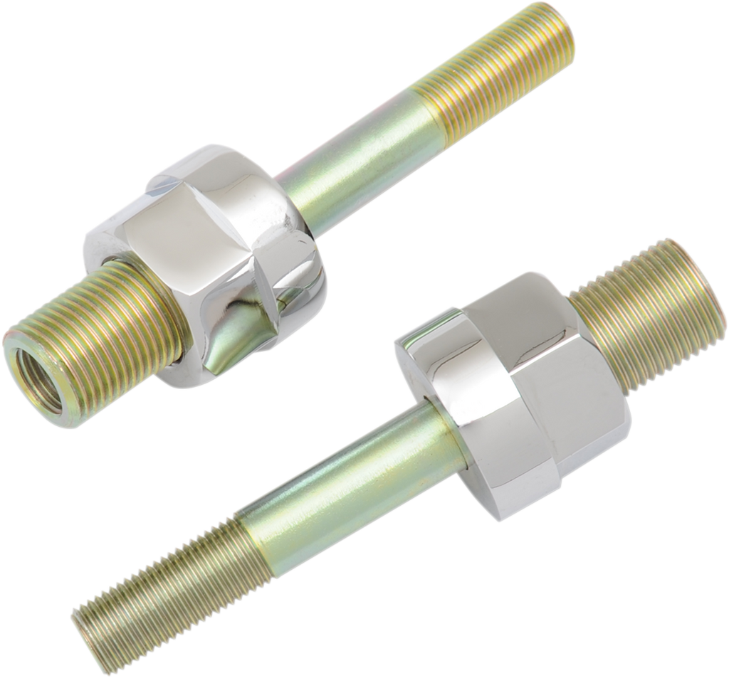 Adjustable Shock Lowering Kit - Rear - Lowers 0"-1.25" - Chrome/Gold Anodized Finish