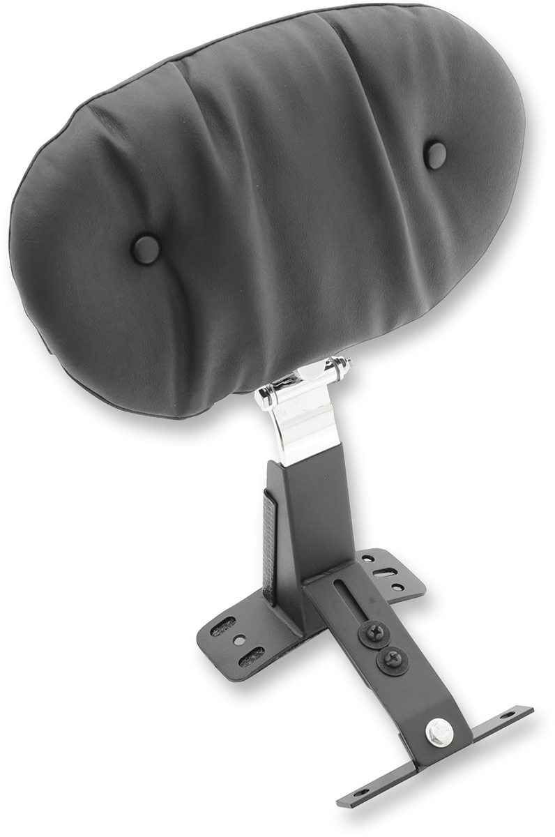 Driver Backrest Kit - Smooth - Black - Studded
