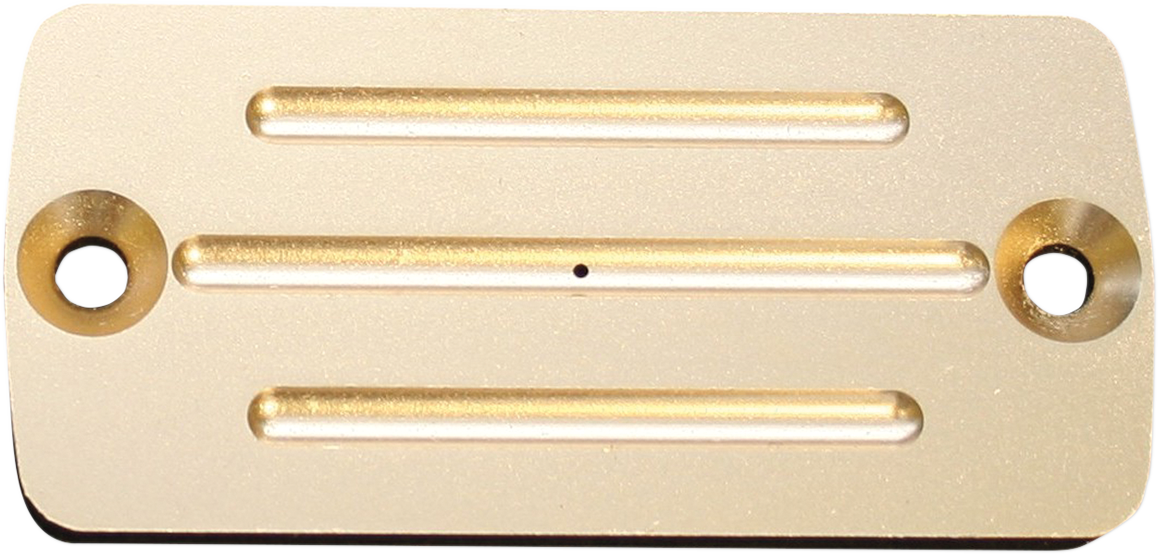 Master Cylinder Cover with Milled Lines - Chrome