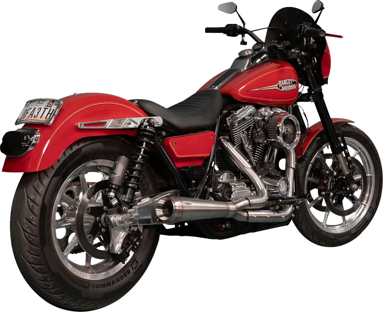 Assault 2:1 Exhaust - Black - '84-'00 FXR