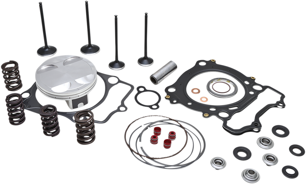 Top End Kit - Black Diamond™ Valves with Piston Kit - Honda CRF450R