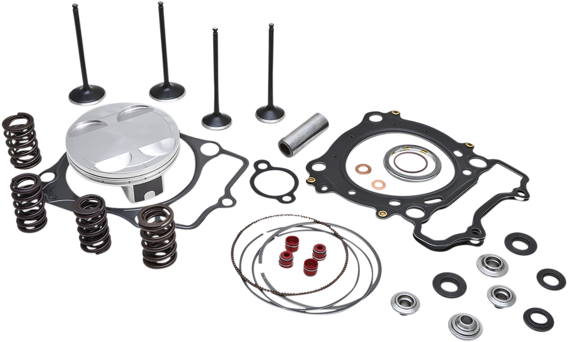 Top End Kit - Black Diamond™ Valves with Piston Kit - Honda CRF450R