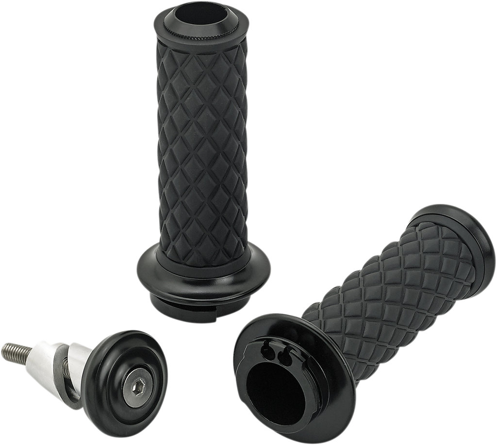 Alumicore Grips - 7/8" - TBW - Black